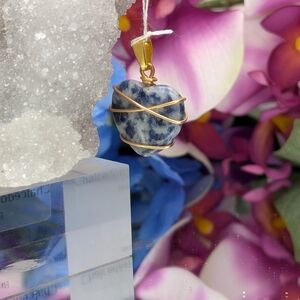 Sodalite Heart Pendant